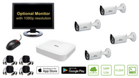 Infrared AHD Security 5MP Camera 4 Channels System