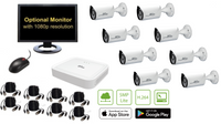 Infrared AHD Security 5MP Camera 8 Channels System