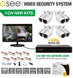 Q-See CCTV Kit – Infrared IP POE Security 5MP Camera 8 Channels System