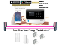 Wireless Solar Beam Alarm Security Kit